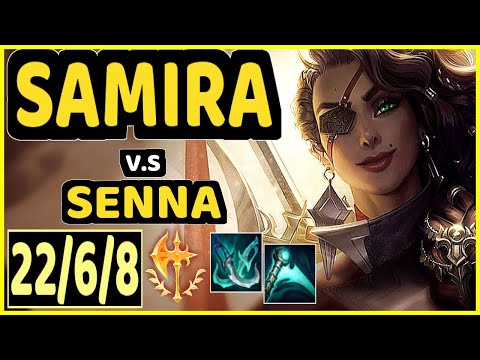 JAVAAA (SAMIRA) vs SENNA - 22/6/8 KDA BOTTOM ADC GAMEPLAY - EUW Ranked GRANDMASTER