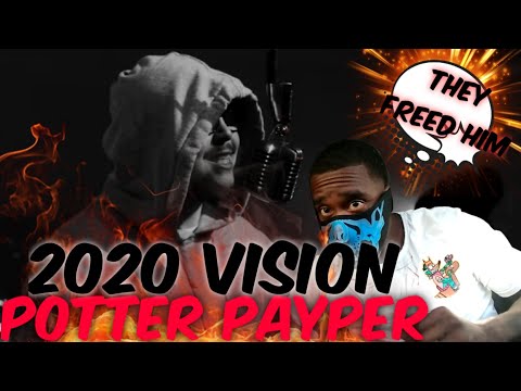 AMERICAN REACTS TO UK RAPPERS Potter Payper - 2020 Vision Freestyle