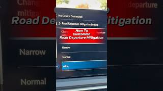 How The Road Departure Mitigation Settings Work In Honda & Acuras
