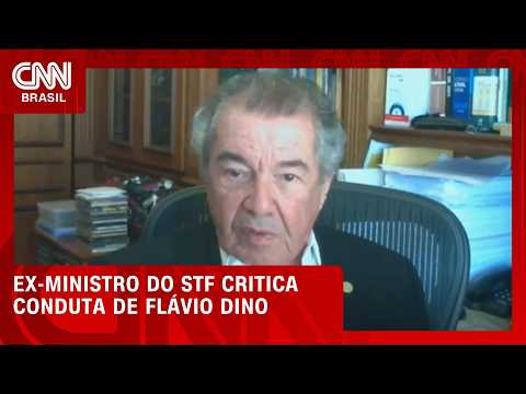 Marco Aurélio Mello critica conduta de Dino em julgamento de Moraes no STF | CNN 360°