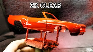 Revell monogram, 1969 Camaro convertible, 2k clear (part 2)