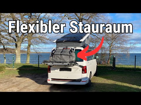 🤩 Die perfekte Packtasche für den Fahrradträger vom VW California 🚐