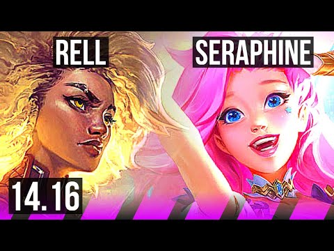 RELL & Miss Fortune vs SERAPHINE & Ashe (SUP) | 65% winrate, 0/3/30 | EUW Master | 14.16