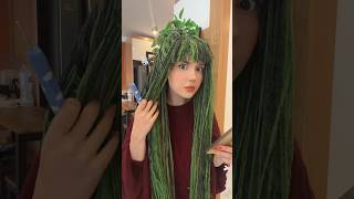 Oops !! Brushing hair gone wrong