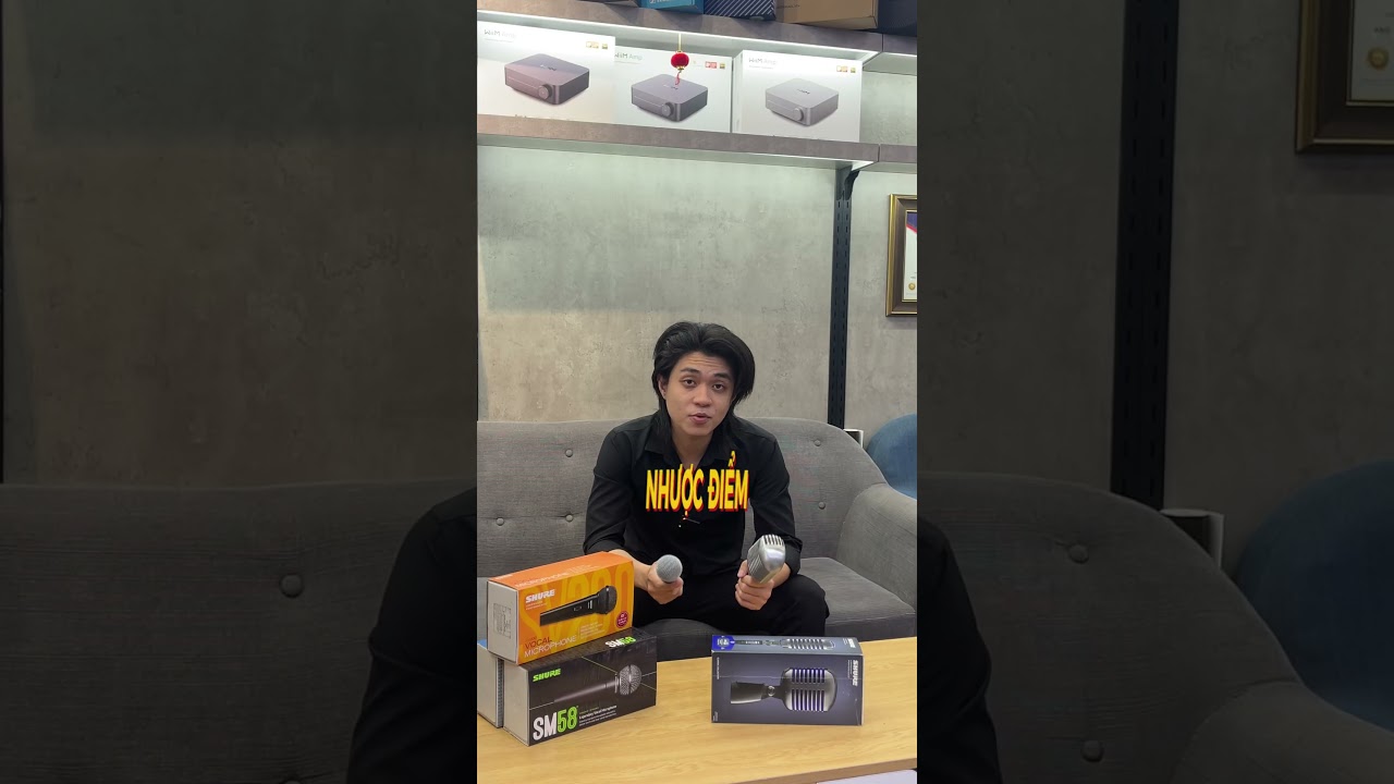 Micro karaoke không dây Shure SVX288E/PG58 chính hãng - Video