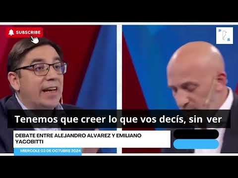 Explosive debate on TN! Alejandro Álvarez vs. Emiliano Yacobitti in two voices
