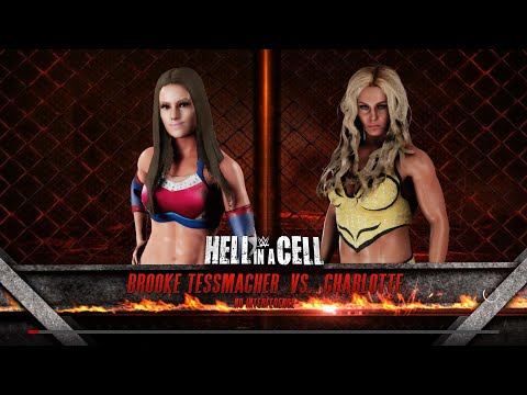 WWE 2K18 - Brooke Tessmacher VS Charlotte Flair