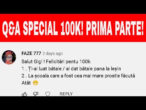 O&A SPECIAL 100 K! - Prima Parte!