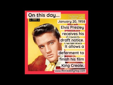 January 20, 1958 – Elvis Presley
