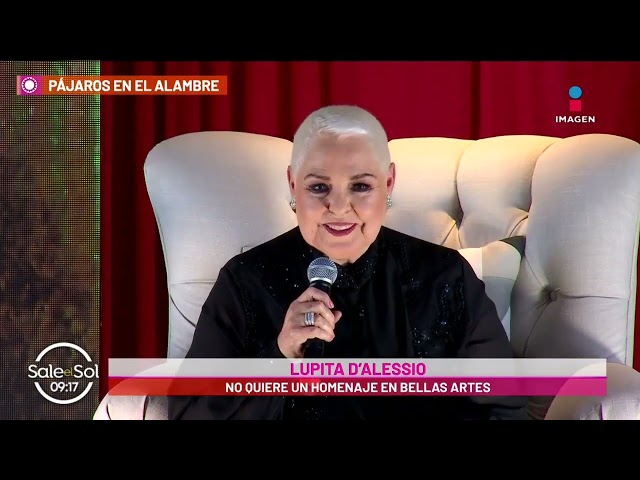 Lupita D Alessio No Quiere Homenaje En Bellas Artes Lupita D Alessio No Quiere Homenaje En Bellas Artes