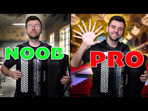 5 Levels of Czardas by Vittorio Monti (Accordion): Noob to Elite