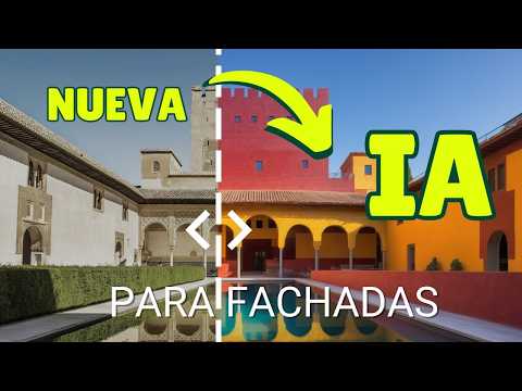 🧠 IA para Diseño ARQUITECTONICO ► Te CAMBIA LA FACHADA