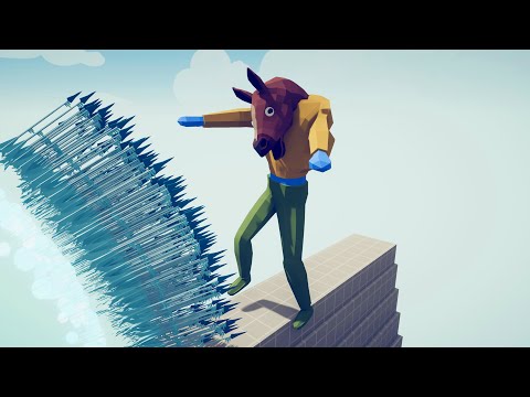 HORSEHEAD GIANT NOOB vs EVERY GOD🏹马头大逗比单挑1个神｜Totally Accurate Battle Simulator｜全面战争模拟器｜4K