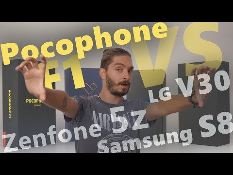, title : 'Pocophone F1 vs Samsung S8 vs Asus Zenfone 5z vs LG V30'