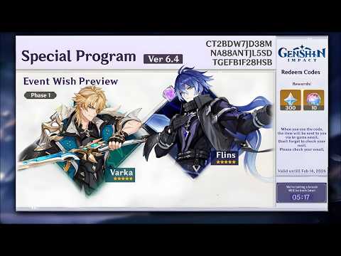 6.4 SPECIAL PROGRAM! Banners, Archon Quest, Events, Capitano, Free Rewards & MORE - Genshin Impact