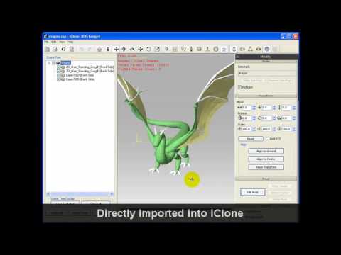 iClone 3DXchange4 Basic Lesson 1 - Import a Model