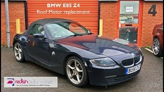 BMW E85 Z4 Roof Motor replaced and Roof Drains Unblocked
