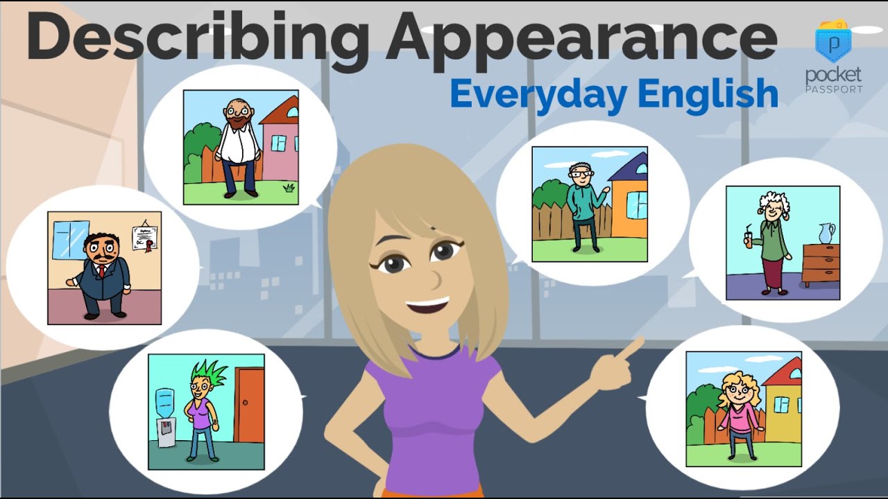 Describing People | Appearance - YouTube video featuring the word appearance