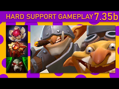⭐Dy Techies 30+ K/A! Hard Support Gameplay 7.35b - Dota 2 Top MMR