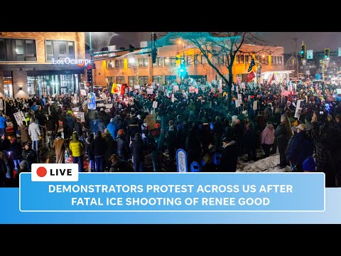 Minneapolis protest follows ICE shooting as more demonstrations occur nationwide