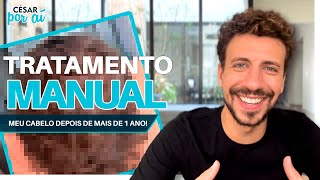 FIZ O TRATAMENTO da MANUAL por MAIS DE 1 ANO! FEZ DIFERENÇA na MINHA QUEDA de CABELO?