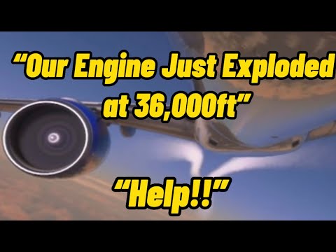 Engine EXPLODES At 36,000ft On United Flight To Hawaii #aviation #travel #atc