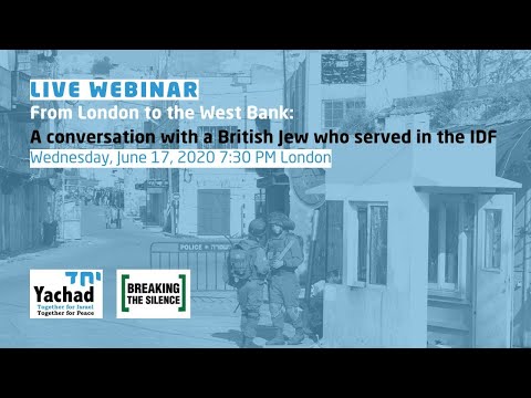 From London to the West Bank