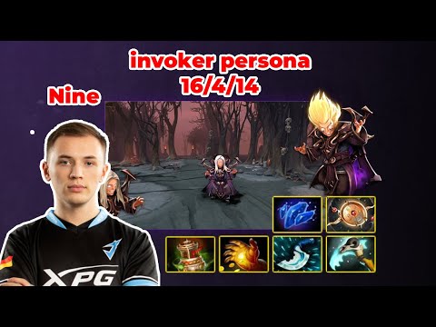 Nine Invoker Persona Mid - DOTA 2 7.29d - MMR rank - Dota2 Gameplay [Learn To PRO dota2]