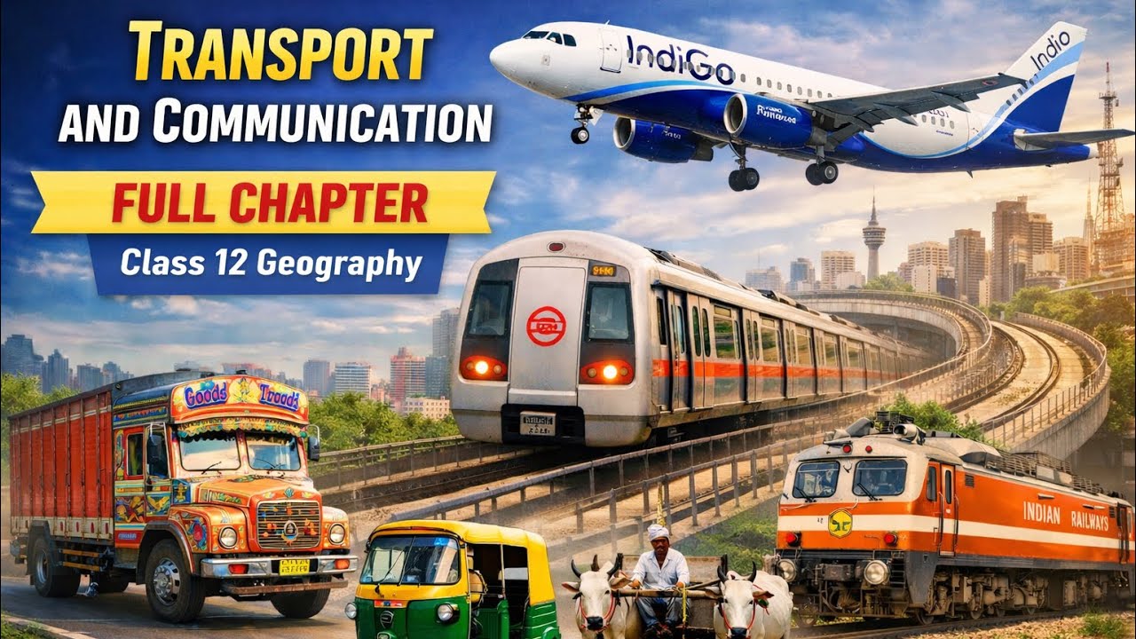 Chapter 7 Transport and Communication - Class 12 Geography | Full Chapter