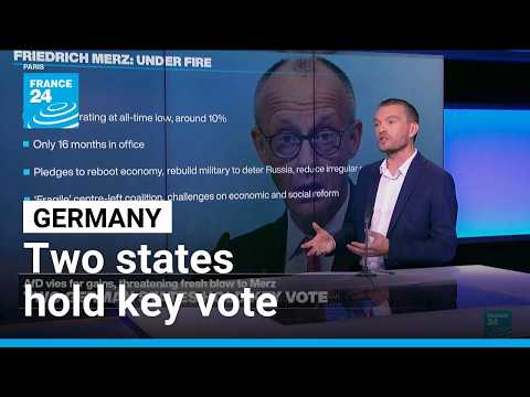 AfD threatens fresh blow to Merz: Two German states hold key vote