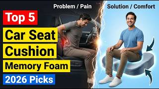 Top 5 Best Memory Foam Seat Cushion Review For Office Chair 