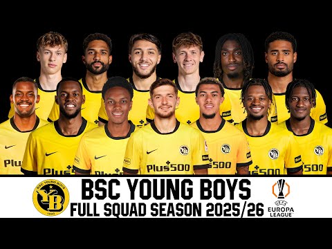 BSC Young Boys Official Squad Season 2025/26 | Swiss Super League 25/26 | UEFA Europa League 25/26