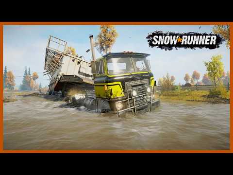 SnowRunner - Out With The Old. Part 1 (Hard Mode - Michigan)