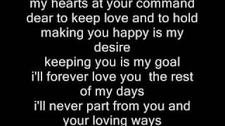 roy orbison pledging my love lyrics