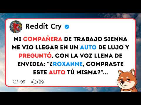 Mi compañera de trabajo Sienna me vio llegar en un auto de lujo y preguntó, con la voz llena de...