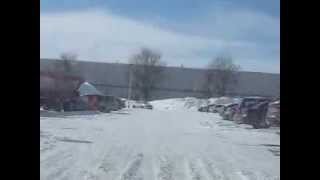 preview picture of video 'Trip through the parking lot behind 6600 Route Transcanadienne, Pointe-Claire - 2013-03-13 20140313a'