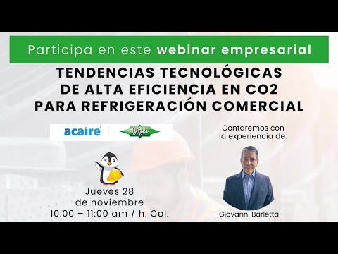 Webinar: Tendencias Tecnológicas de Alta Eficiencia en Co2 para Refrigeración Comercial by Bitzer