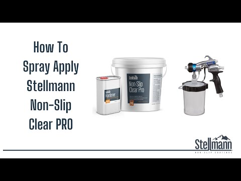 How To Spray Apply Non-Slip Clear PRO — Graco