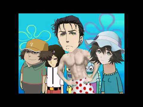 Steins;Gate(2011) Scene - Kurisu imagines Okabe in his underwear