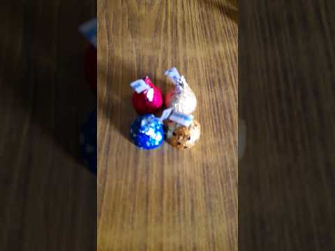 4 flavors assorted pack of Hersheys Kisses classic selection