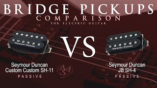 Video thumbnail for Seymour Duncan CUSTOM CUSTOM SH-11 vs JB SH-4 - Passive Bridge Pickup Guitar Tone Comparison Demo by Mike Stamper
