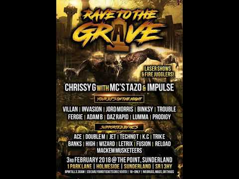 DJ Binksy Mc Trik-E Mc Reload @ Rave To The Grave 3.2.2018