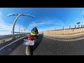 Ride 333 Insta 360 X4 Honda CBR650R 2025 Akrapovic Racing Line