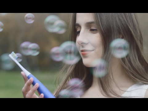 Elektrinis dantų šepetėlis Oclean Air 2, rožinis video