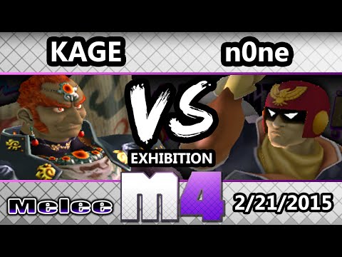 McSmashter 4 - Kage (Ganondorf) Vs. n0ne (Captain Falcon) SSBM Exhibition - Melee