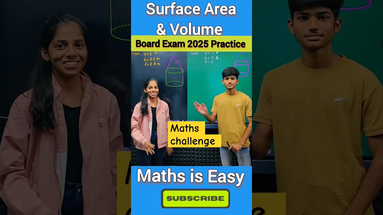 Surface Area and Volume Class 10 | Class10 Maths NCERT Ex 12.1 #ytshorts  #shorts #fun #pyq #class10