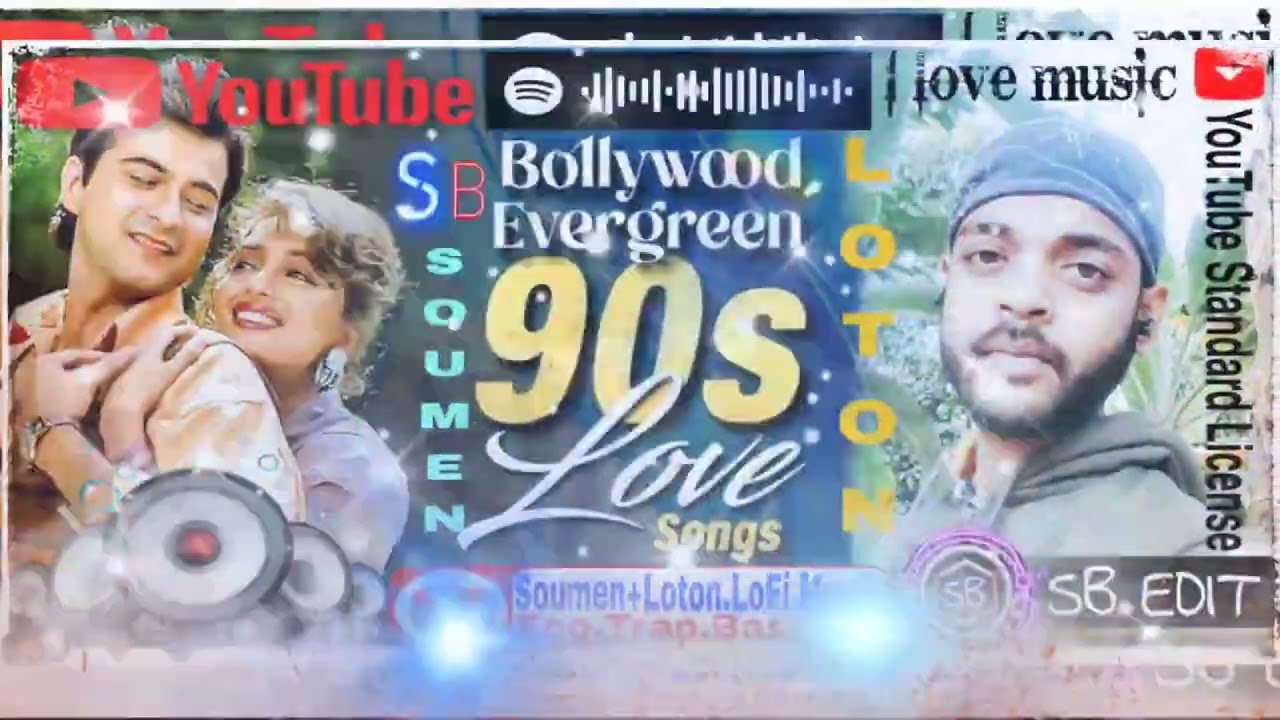 Bollywood Evergreen 90s Love Song Romantic 42 Hit🎧LoFi Music🩷(Soumen+Loton)🎵SBEcoTrap Bass🎶New🧡2026💕