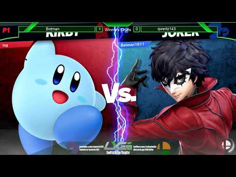 qwertz143 (Kirby) vs Botman (Joker) - Smash Ultimate @ LXG 11 - Winners Finals