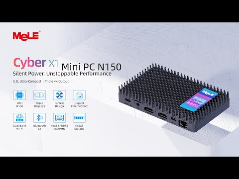 🎬 Meet the MeLE Cyber X1 Fanless Mini PC | Compact, Low Noise, High Performance