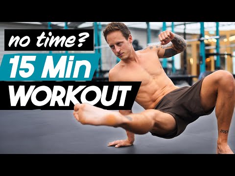 No Time To Workout? Do This Efficient 15 Min Workout!